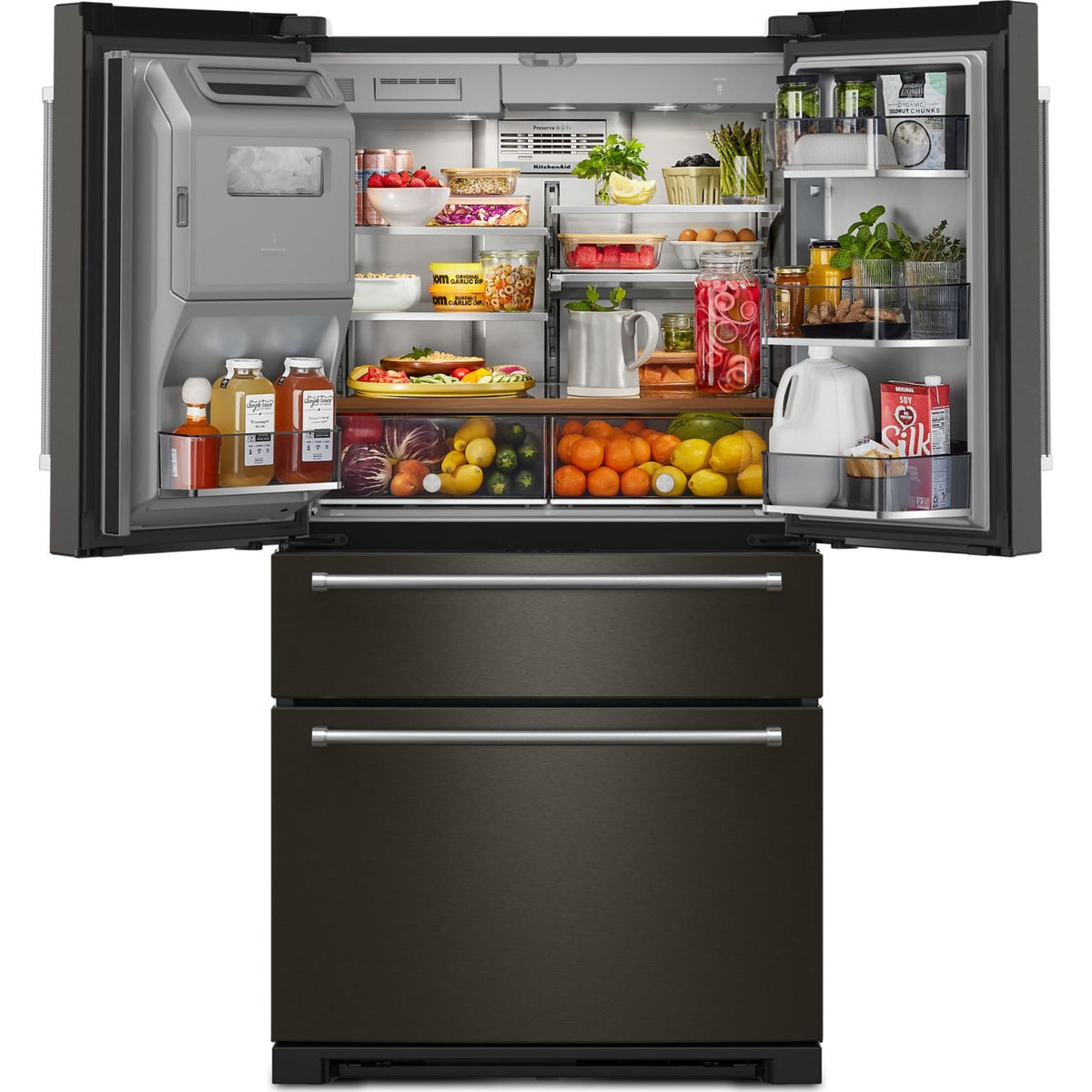 KitchenAid French Door Fridge (KRFC636SBE) - Black Ore