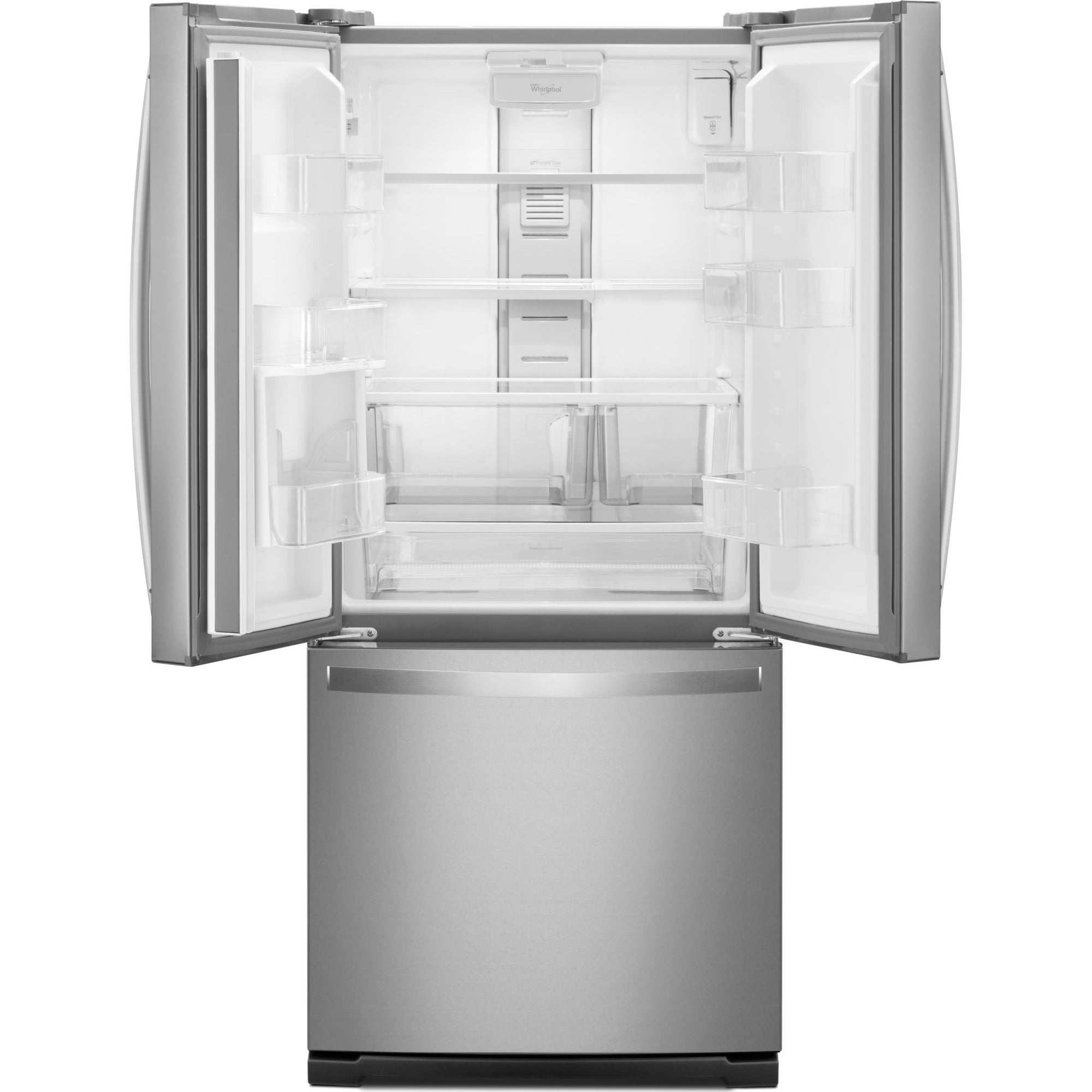 Whirlpool French Door Fridge (WRF560SEHZ) Fingerprint Resistant Stai